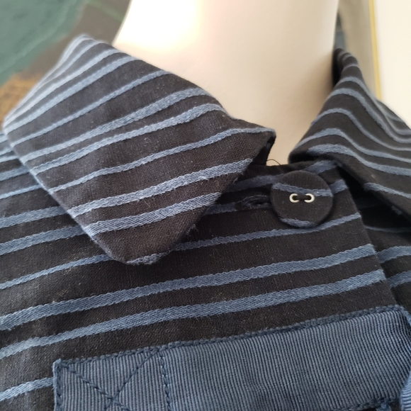 Noa Noa | Striped Padded Coat with Removable Cuffs - Picture 6 of 13